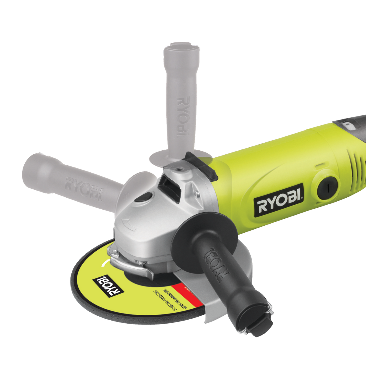 Ryobi 1500W 180mm Corded Angle Grinder, Sander & Polisher, EAG1518RG