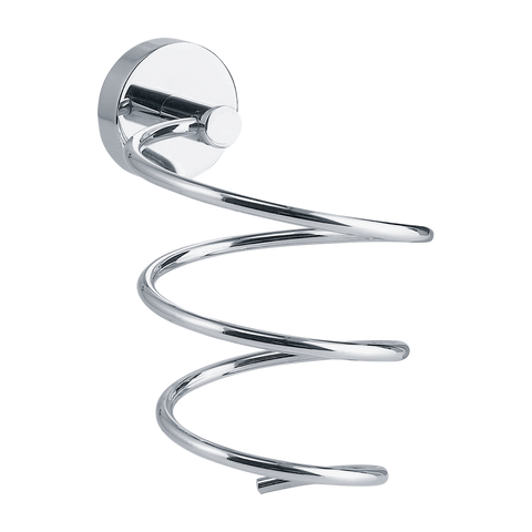tesa Smooz Chrome Self-Adhesive Hair Dryer Holder