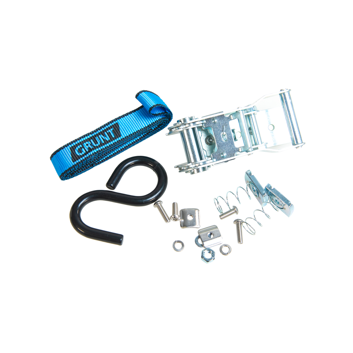 Grunt T Slot Roof Ratchet Tie Down - 25mm x 2m - 350kg Capacity - Universal Fit - SuperSaverAU - view 2