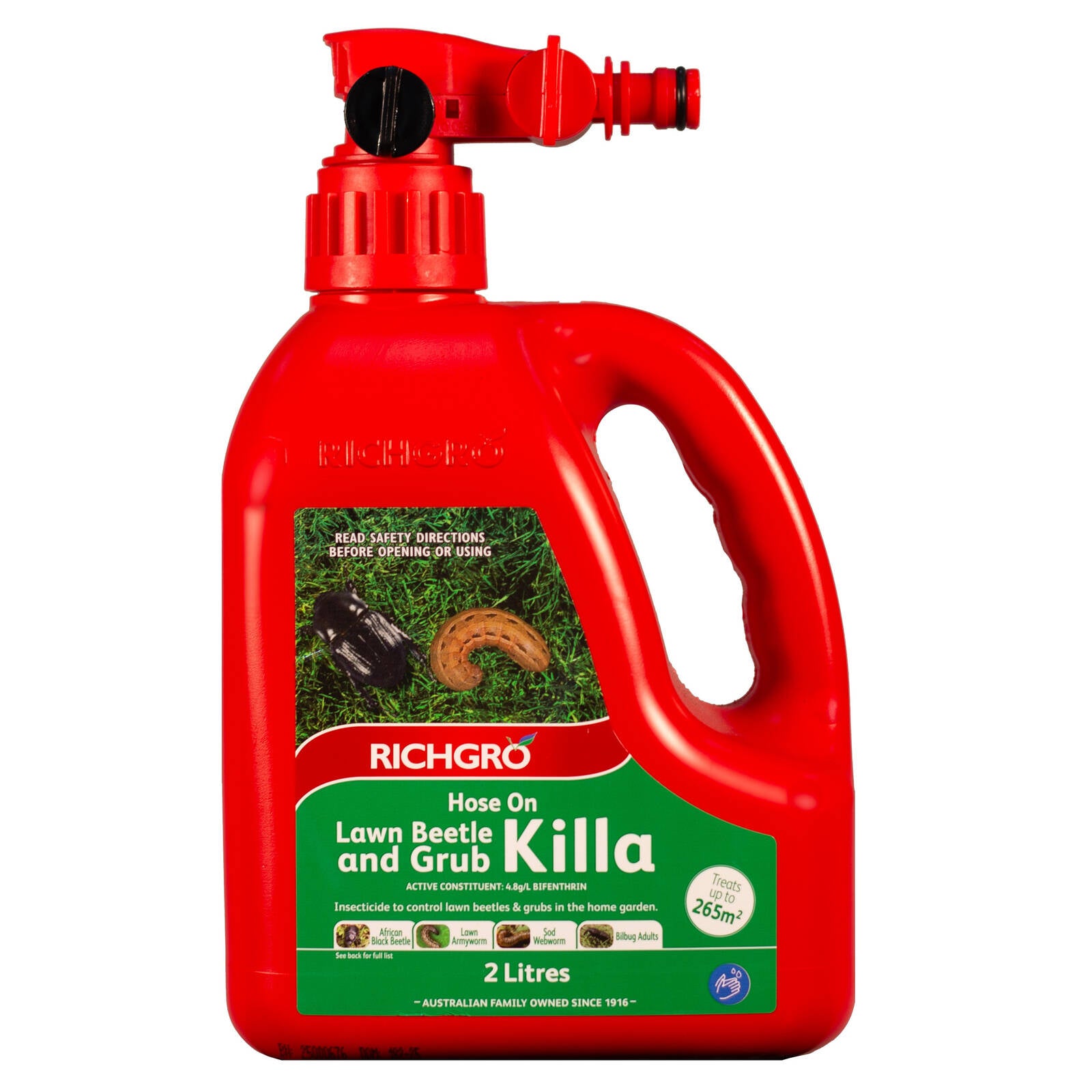 Richgro Lawn Beetle & Grub Killa 2L Hose-On Ready to Use