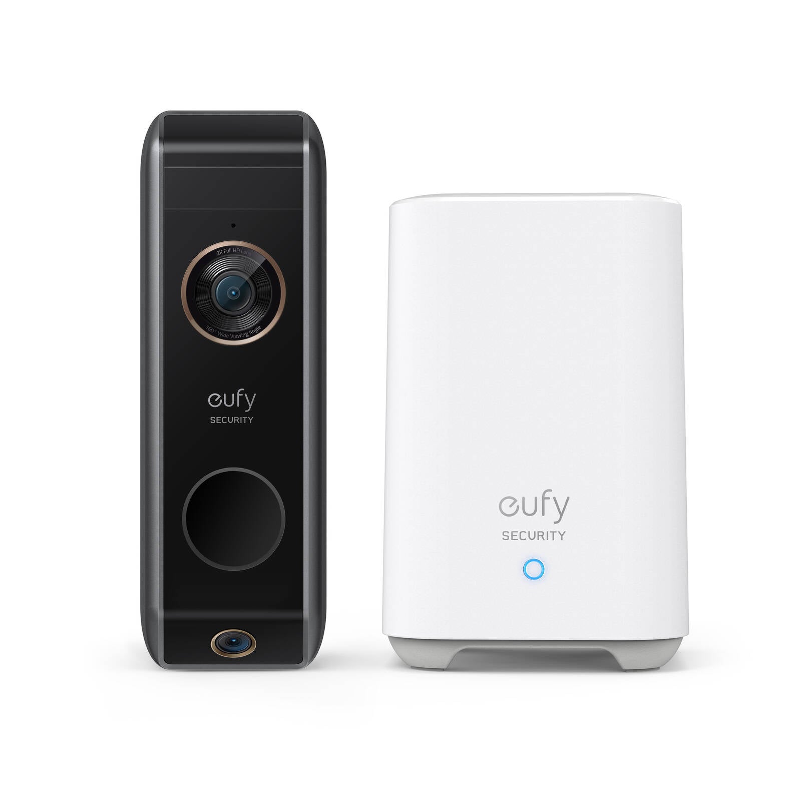 Eufy 2K Dual Camera Video Doorbell with HomeBase 2 Battery Powered