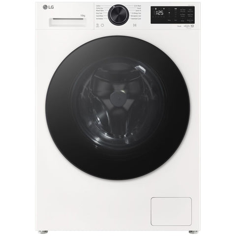 LG Series 3 10kg Front Load Washing Machine - AI Direct Drive, Microplastic Care, Essence White - WX3-1410W
