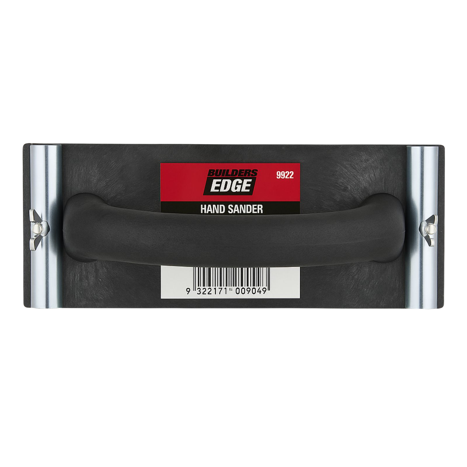 Builders Edge 220 x 80mm DIY Plaster Hand Sander Black