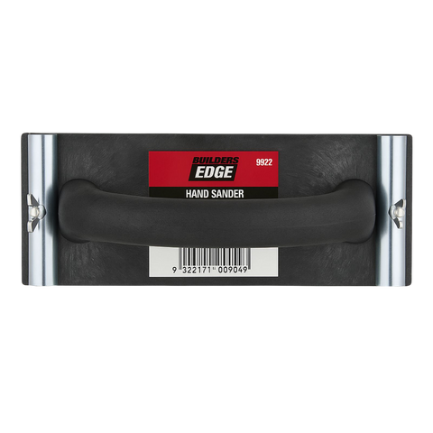 Builders Edge 220 x 80mm DIY Plaster Hand Sander Black