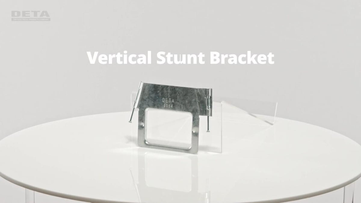 Deta Quick Fit Vertical Stud Mount Bracket - 84mm - Galvanised Steel - Quick Fit - SuperSaverAU - view 4