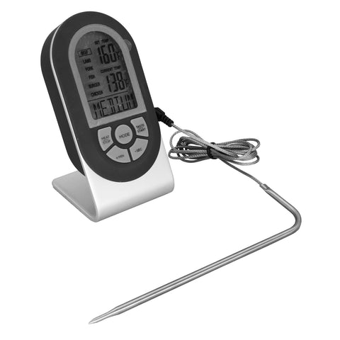 Jumbuck Digital Meat Thermometer SBQ-1056 - 6 Meat Settings, LCD Backlight