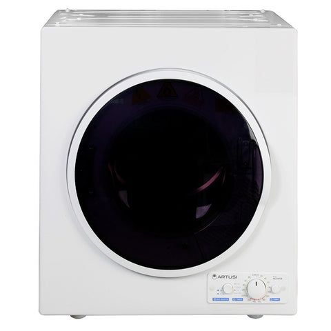 Artusi 4.5kg Vented Dryer - Wall Mountable - Stainless Steel Drum - White Enamel - ACD45A