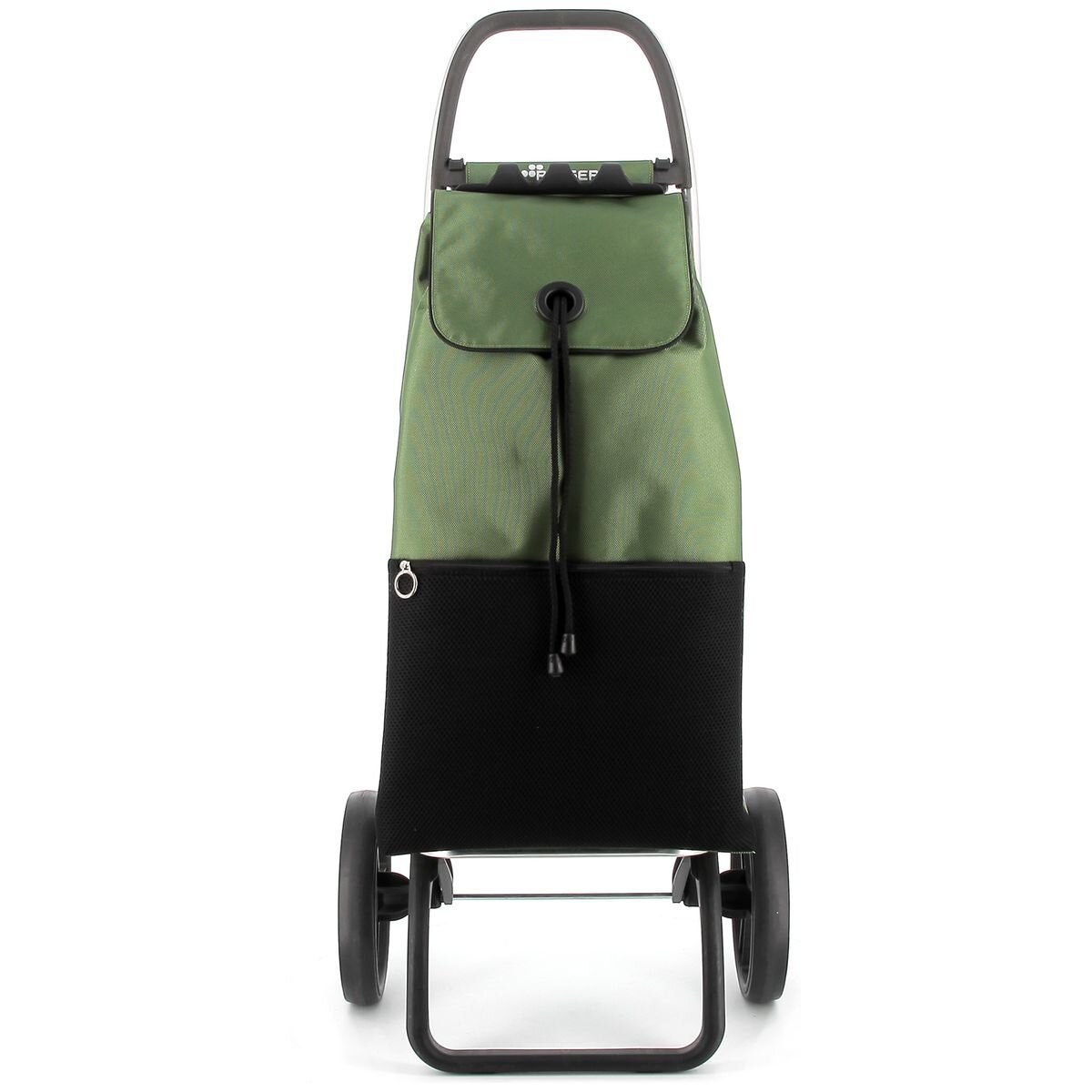 Rolser I-Max Urban Big Wheel Folding Trolley - Removable Wheels, Protective Bag Frame, Khaki - R-IMX505-1005