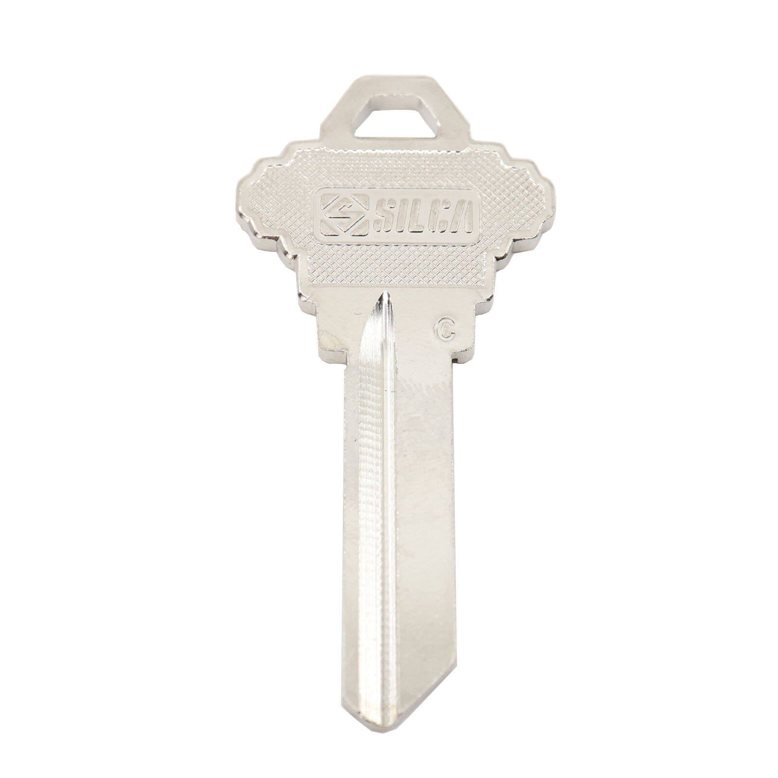 EHI SH5 Silver Blank Key 60mm Nickel Plated Brass
