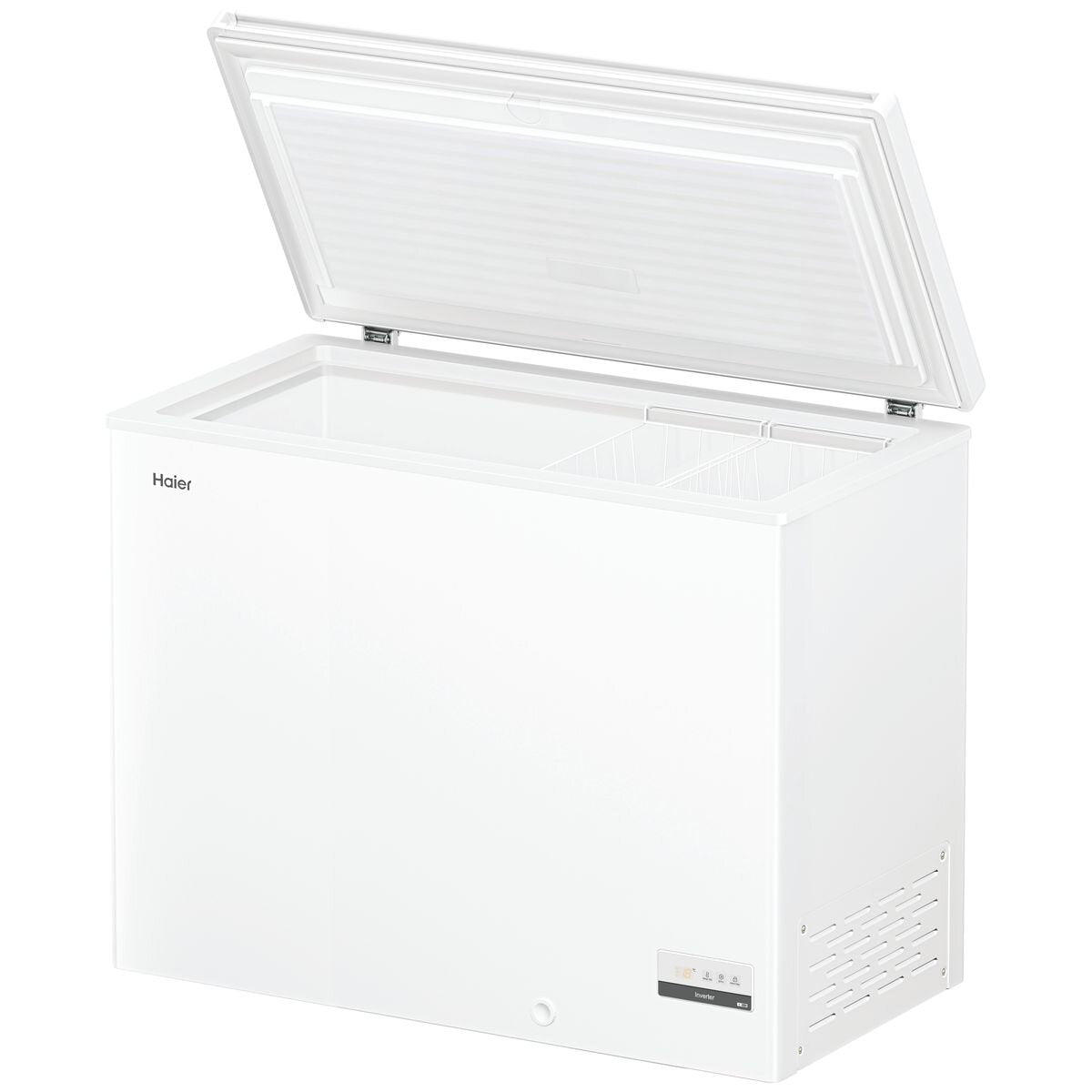 Haier 301L Hybrid Chest Freezer - White, Four-Sided Cooling, 5.5 Star Energy Rating - HCF300W