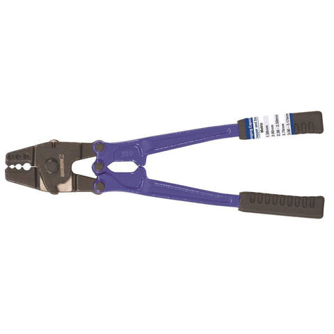 Kincrome 350mm Swaging Tool with Wire Cutter, Square Nose Chrome Vanadium Steel