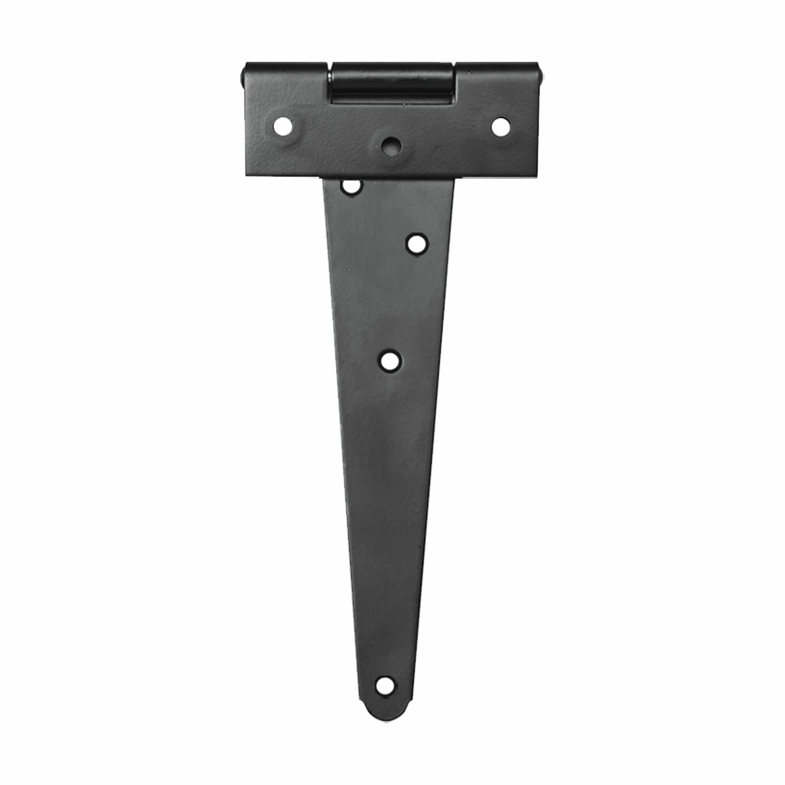 Pinnacle Hardware 350mm Black Steel Scotch Tee Hinge - 2 Pack