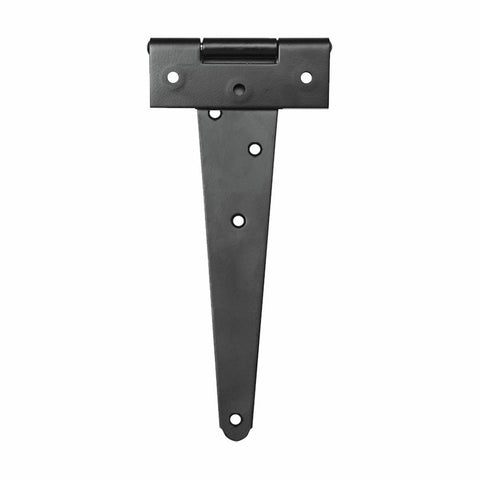 Pinnacle Hardware 350mm Black Steel Scotch Tee Hinge - 2 Pack