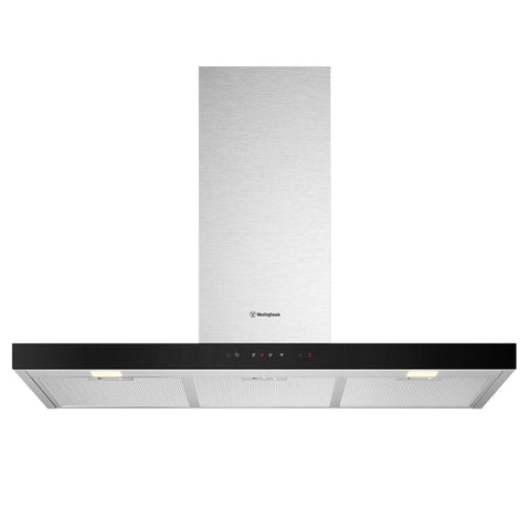 Westinghouse 90cm Canopy Rangehood with Hob2Hood - Mark Resistant Stainless Steel, 810m³/h - WRC924SD