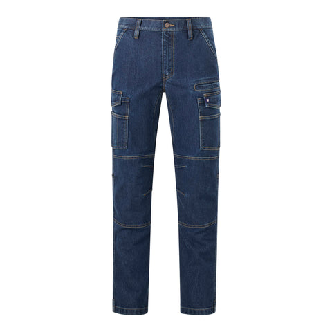 Citeco Cargo Jeans, Mid-Weight Stretch Denim, Indigo - Size 102R