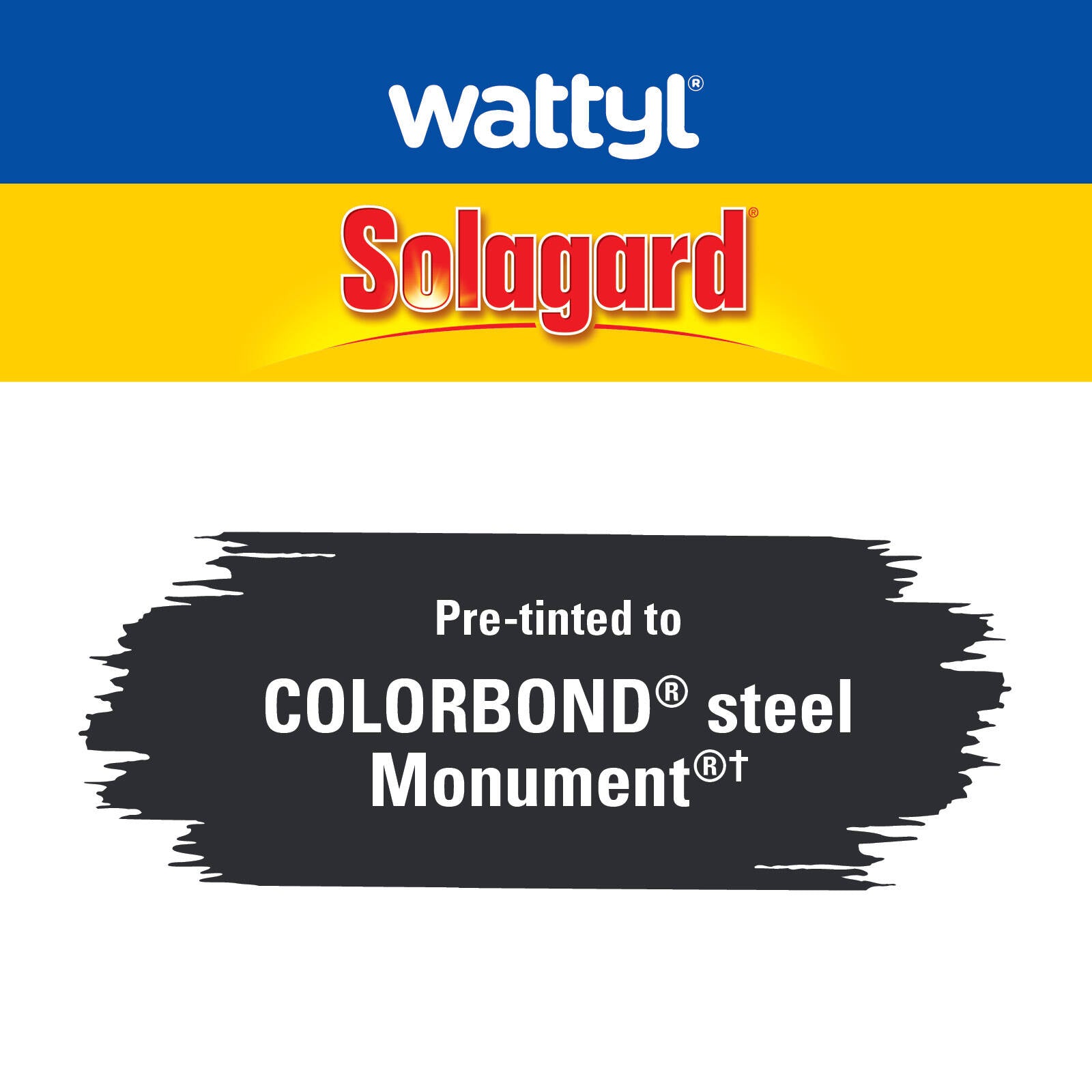 Wattyl Solagard Monument Low Sheen Pre-tinted Exterior Paint 1L UV Resistant Outdoor