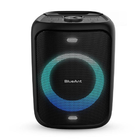 BlueAnt X5 60-watt Bluetooth party speaker - LED lightshow, bass boost, 2 bonus microphones - X5-BK