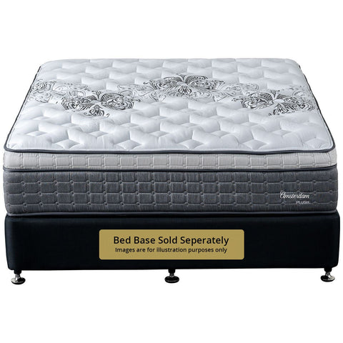 A.H. Beard Domino Amsterdam Plush King Mattress - 5 Zone Coil Support - Gel Memory Foam - DOAMSPMKING