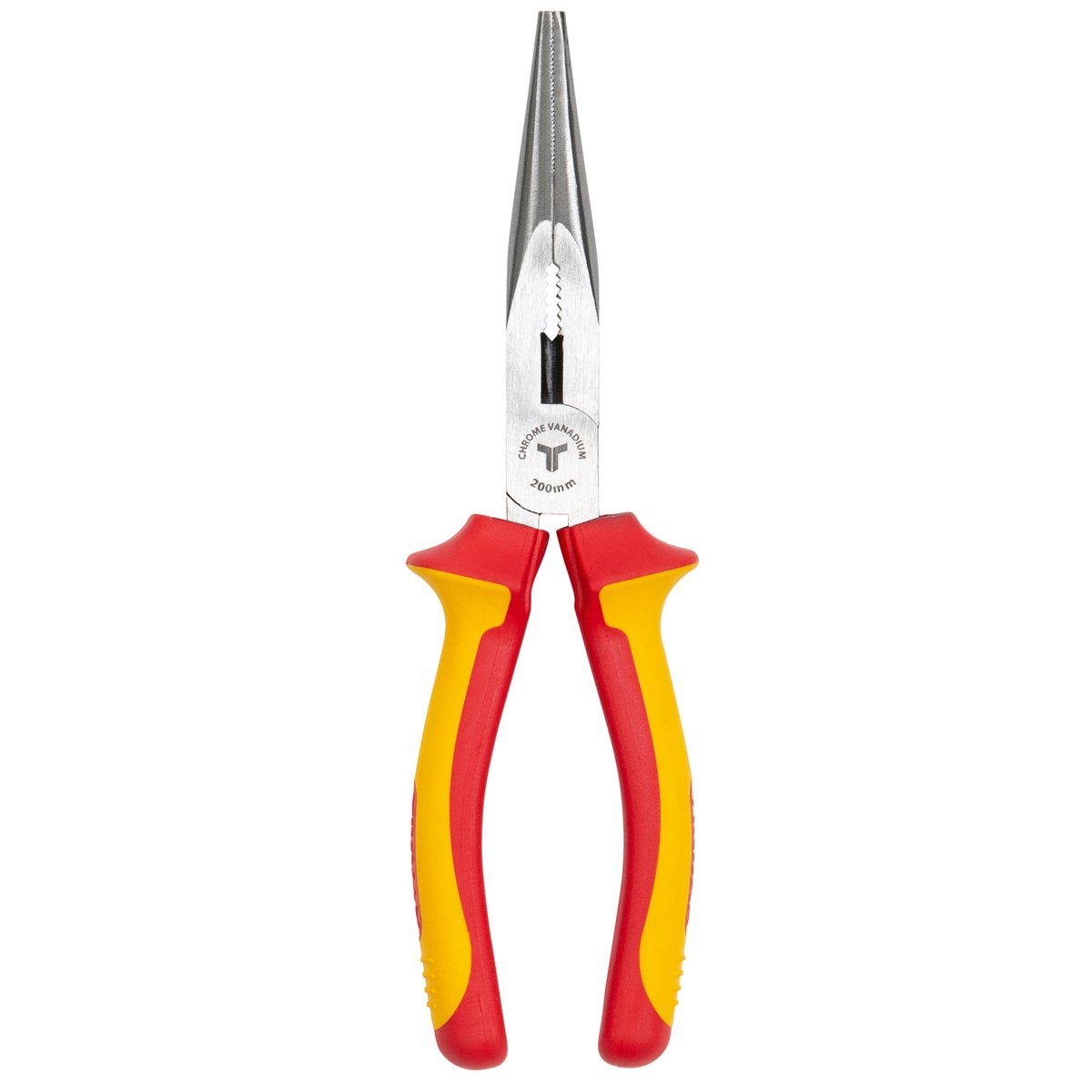 Trojan 200mm Vde Long Nose Plier - Red and Black - Ergonomic Handles - SuperSaverAU - view 2