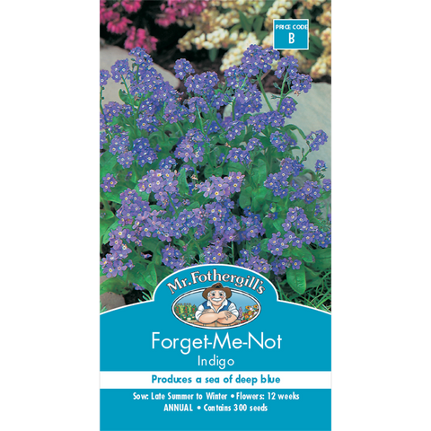 Mr Fothergill S Forget Me Not Seeds - Indigo Blue - 30cm - Easy Grow - SuperSaverAU - view 1