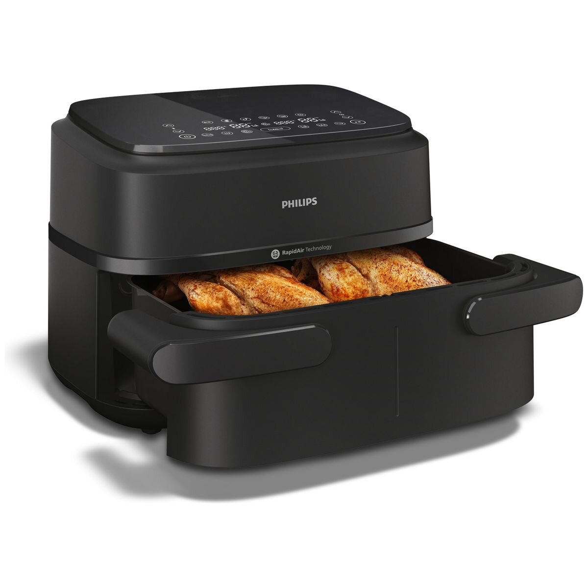 Philips 1000 Series 7.1L Dual Basket Airfryer XL - Sync Cooking, RapidAir Technology - NA150-00