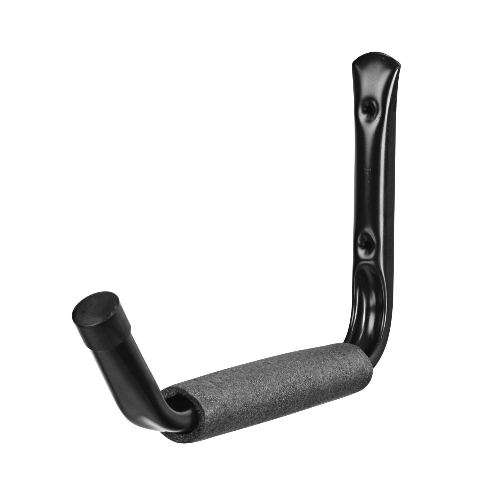 Pinnacle Jumbo Garage Wall Hanger - Gloss Black Steel & Foam Single Hook Storage