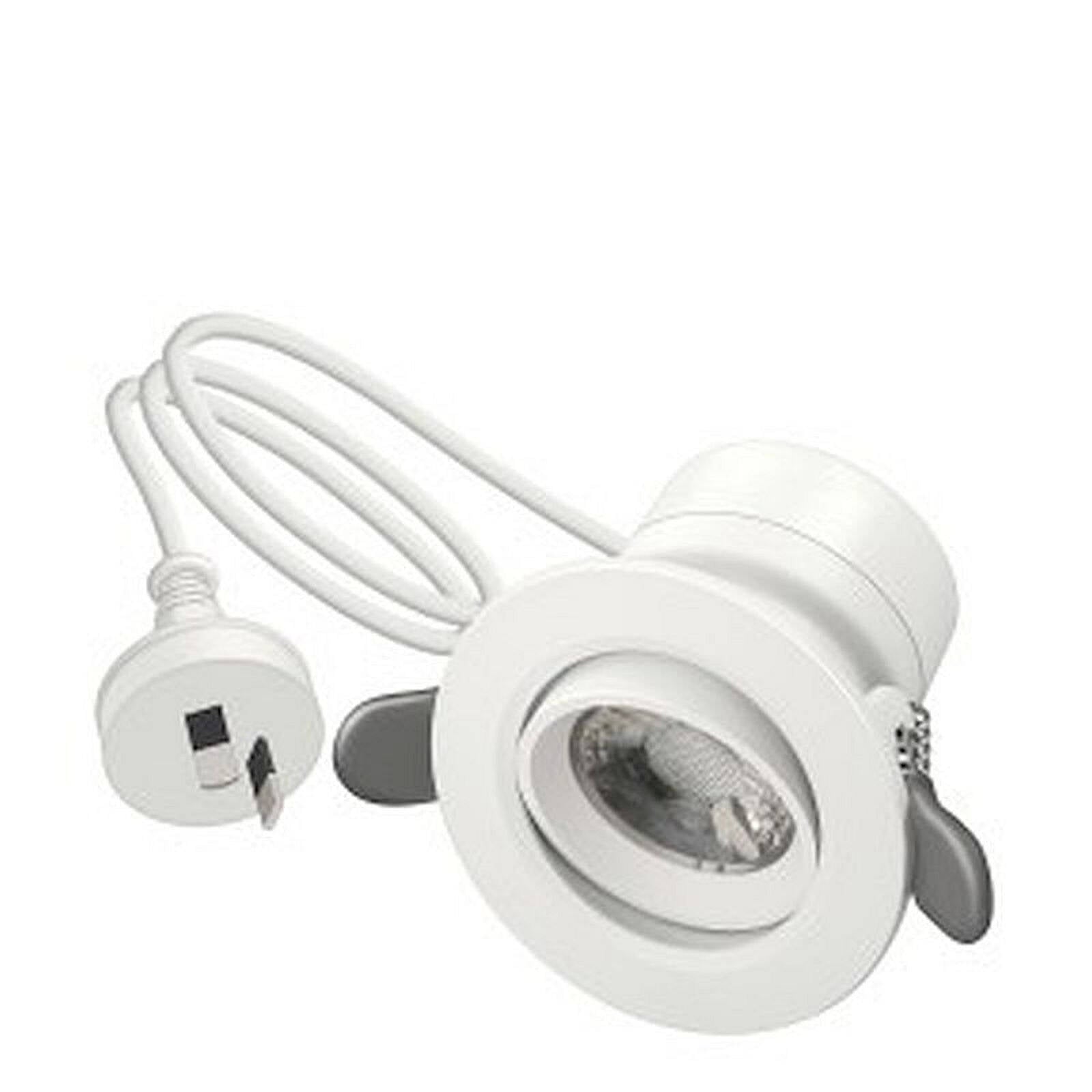 Ledvance 5W LED Gimble Downlight 70mm White Tri-Colour Dimmable Plug-In Indoor