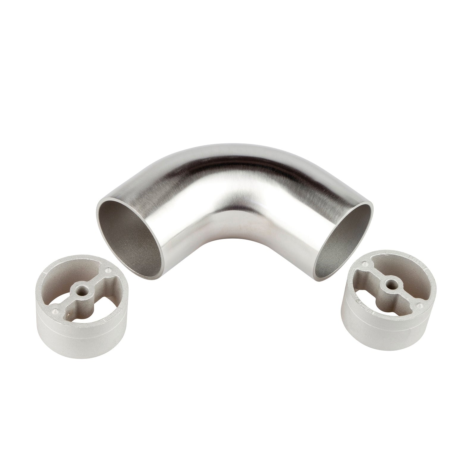 Porta 43mm High-Grade 316 Stainless Steel Handrail 90 Degree Bend