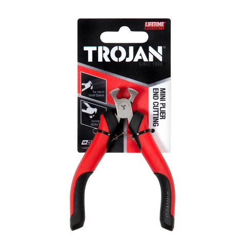Trojan Mini CRV End Cutting Plier Red and Black