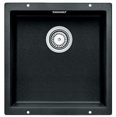 Blanco SUBLINE single bowl undermount sink - Anthracite granite composite, Hygiene Plus - SUBLINE400UK5