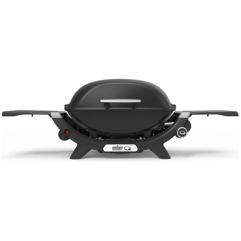 Weber Q2000N Portable LPG BBQ - Large Cooking Area, Front-Facing Grease Tray, Black - 28310024