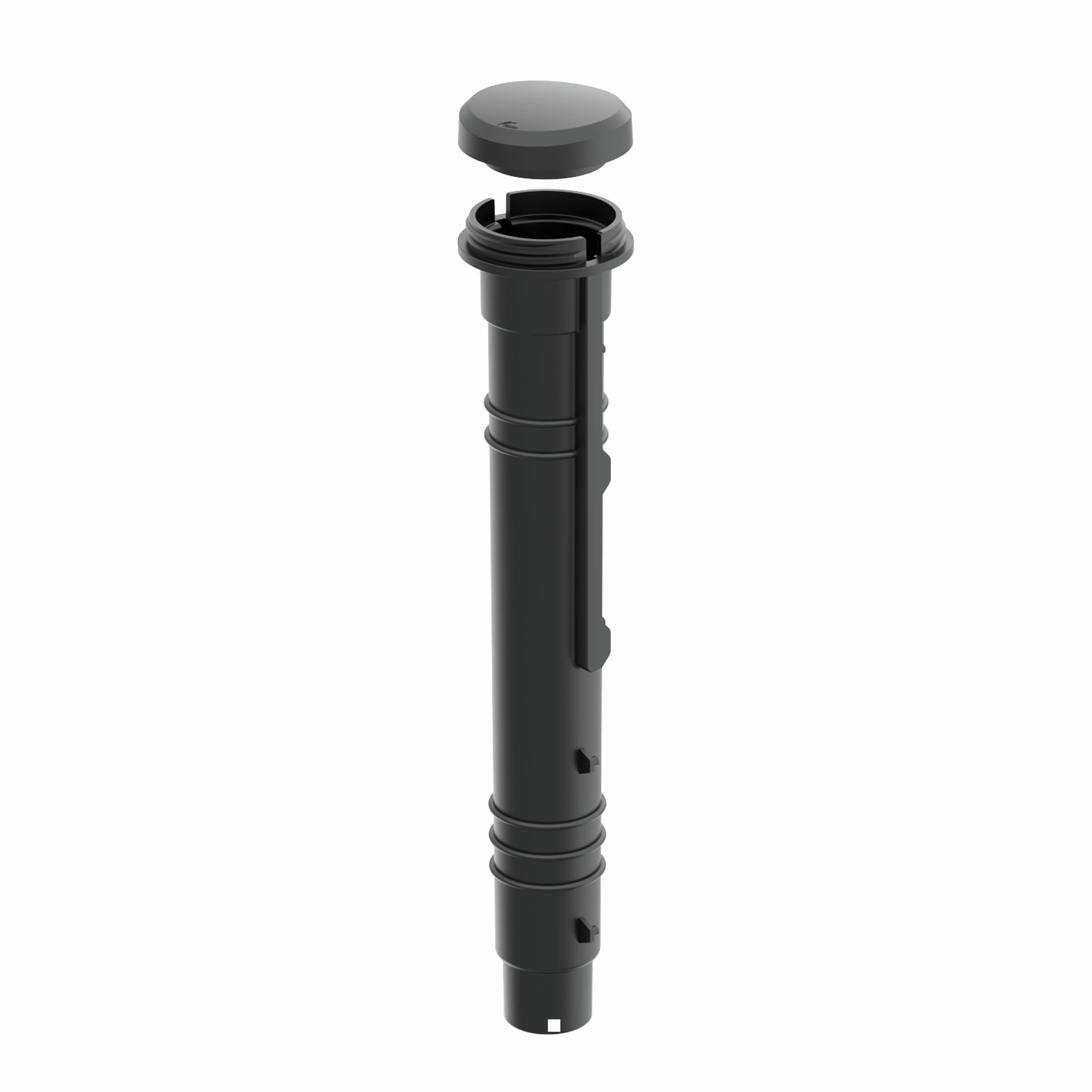 Hills Rotary Clothesline Ground Socket Black Plastic
