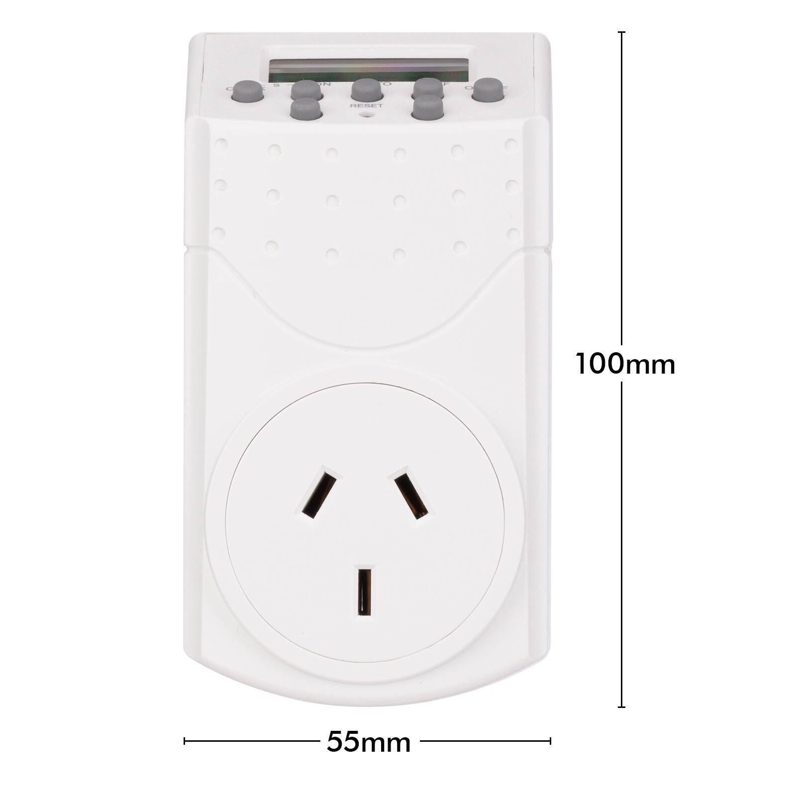 Click 24-Hour 7-Day Digital Timer CLKTS03, 10A Indoor Programmable