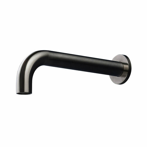 Rogerseller Tonic wall basin spout 200mm - Brushed Nickel - 6 star WELS rating - 3606015407