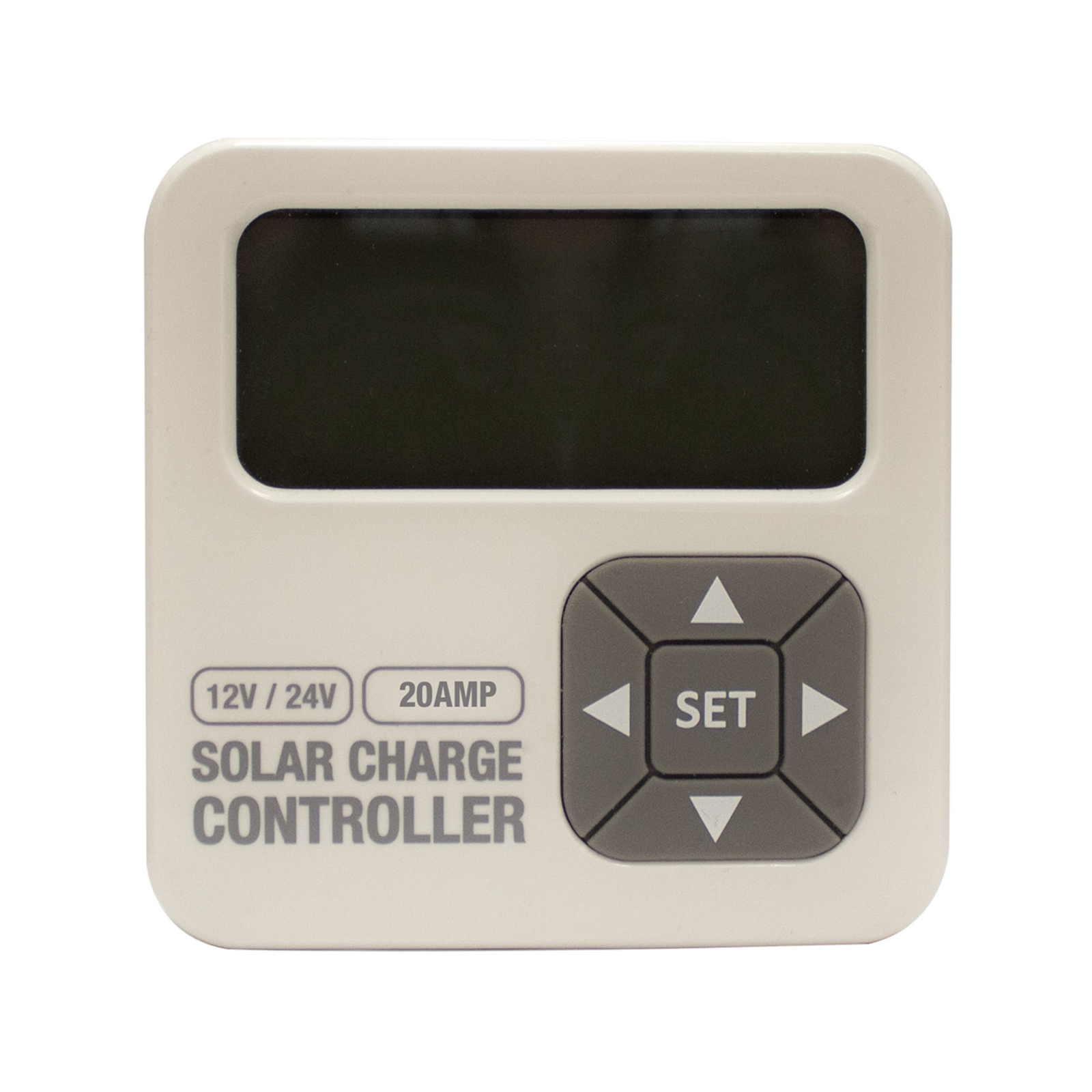 KT Solar 20A 12V PWM Solar Controller KT70783 White