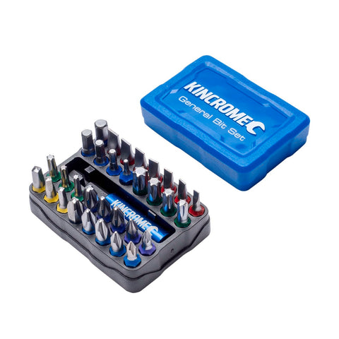 Kincrome 33 Piece S2 Steel General Bit Set 1/4" Hex