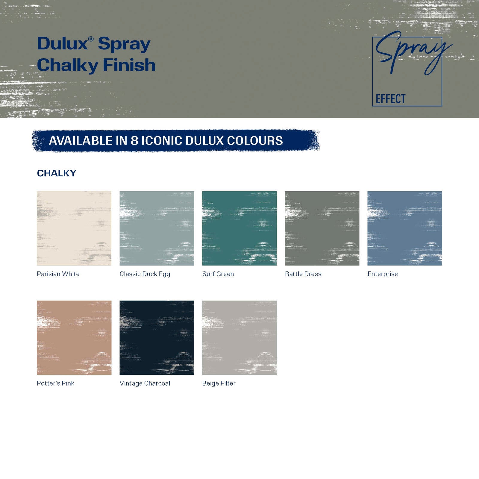 Dulux 340g Beige Filter Chalky Spray Paint