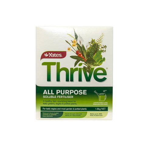Yates Thrive All Purpose Soluble Plant Food 1.8kg - Fast-Acting Fertiliser with Trace Elements