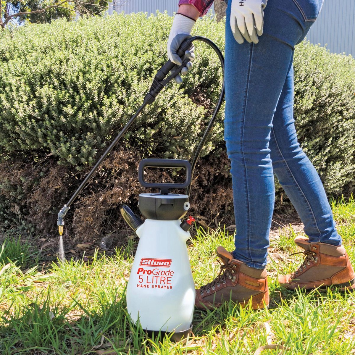 Silvan ProGrade 5L Hand Sprayer 300kPa Adjustable Spray Tip