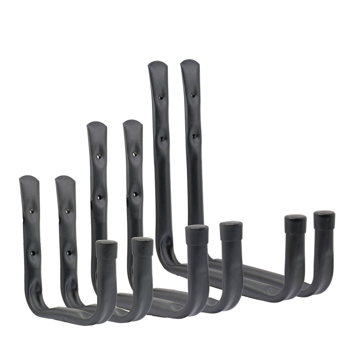 Everhang Black Storage Tube Hook Multi Pack - 3 Hooks - 19mm x 250mm - Durable - SuperSaverAU - view 1