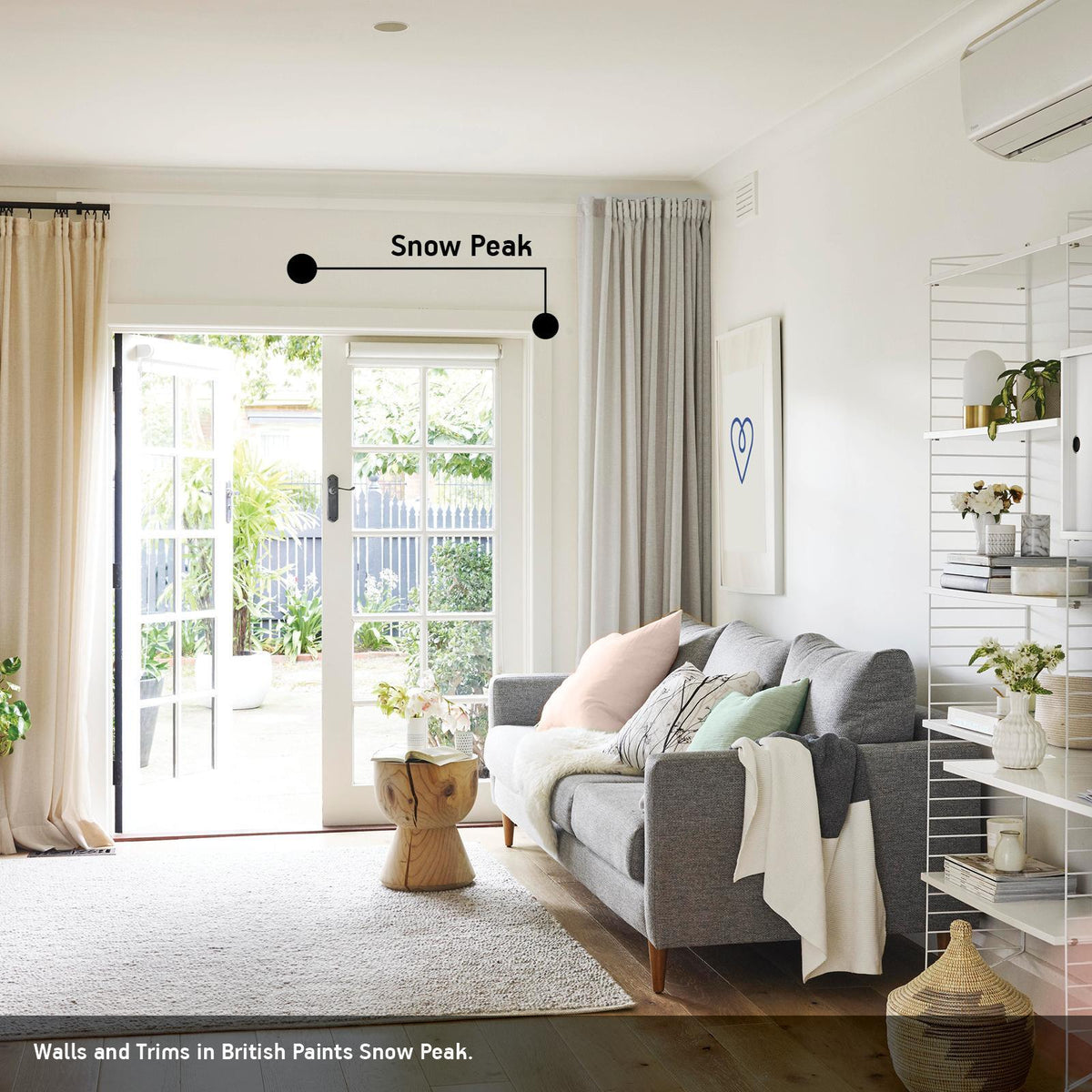 British Paints 2L White Gloss Doors Windows and Trim Paint and Prime Tintable