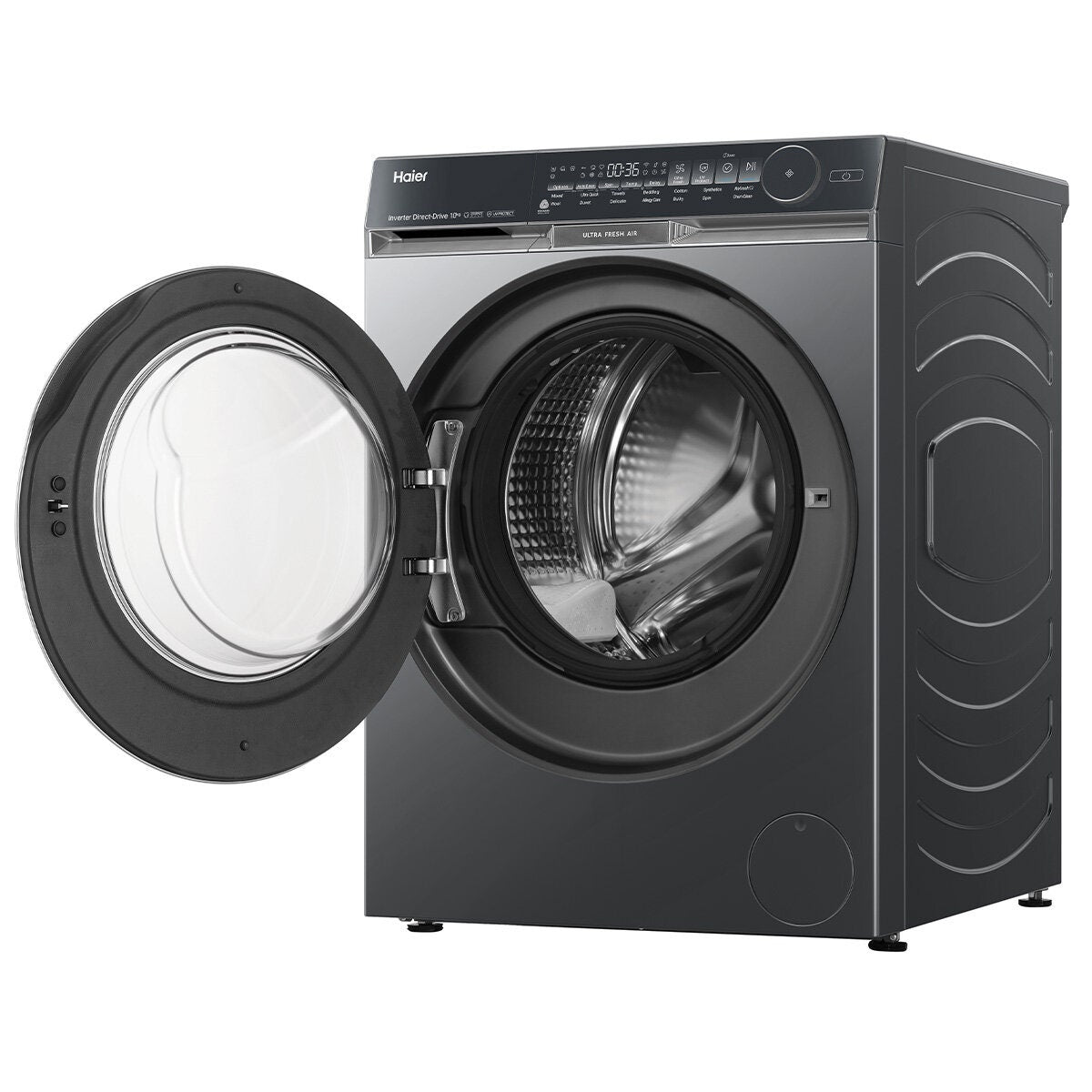Haier 500 Series 10kg Front Loader - Black, Ultra Fresh Air, UV Protect, 5 Star Energy - HWF10DB2