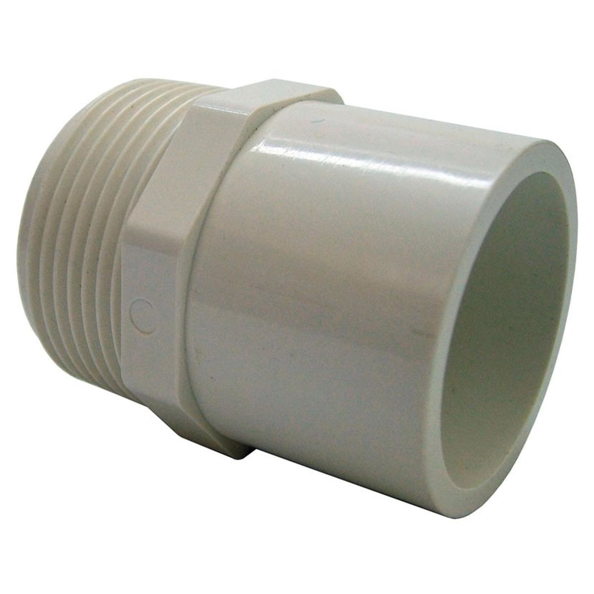 Holman 25mm x 1" White PVC Male Thread Adaptor BSP