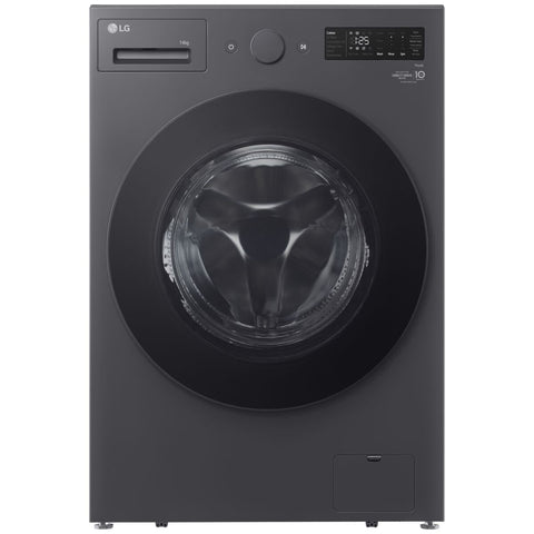 LG 14kg Front Load Washing Machine - XL Series, TurboClean 360, Matte Graphite - WXLS-1014GX
