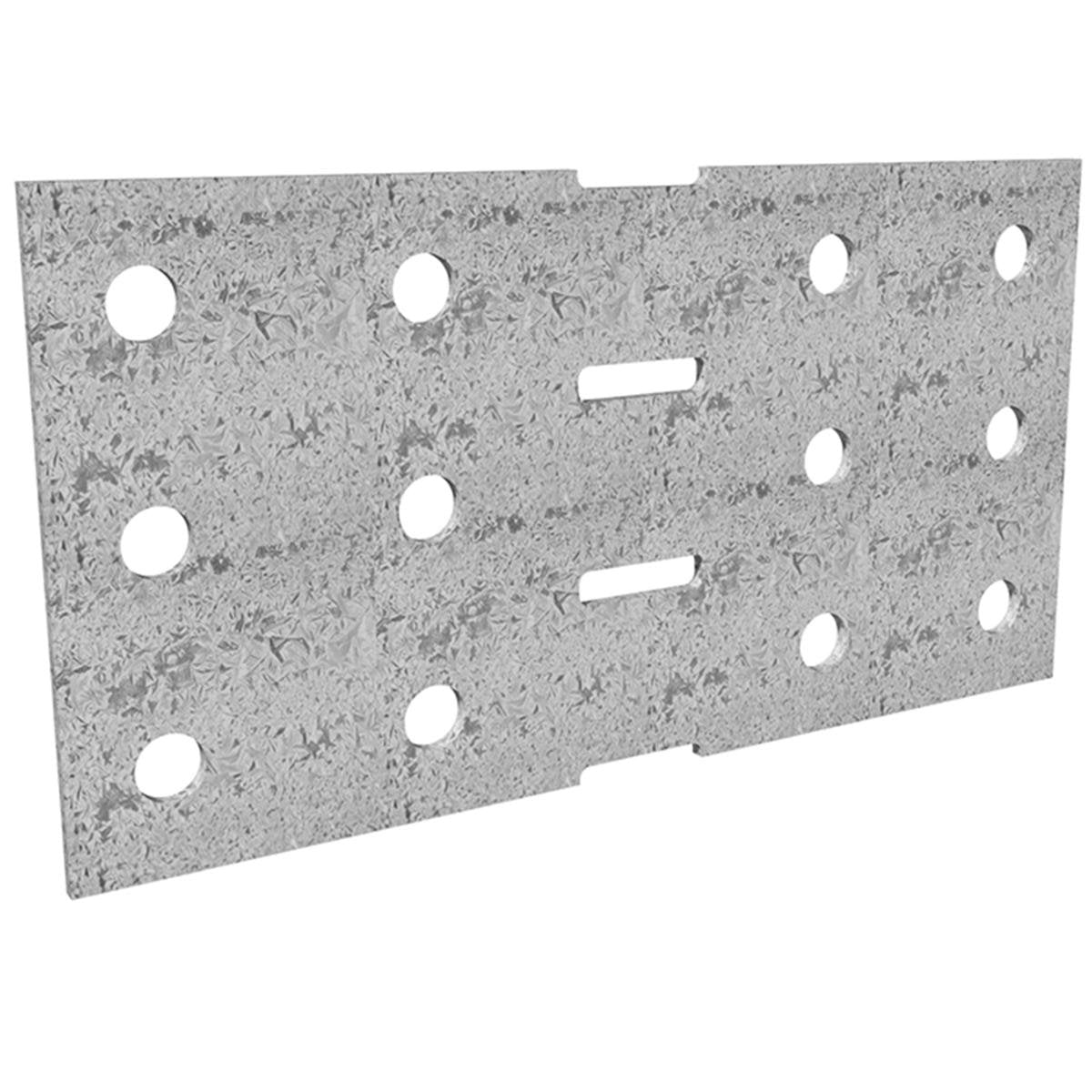 Dunnings 200 x 105mm M10 Galvanised Steel Bracket Plate