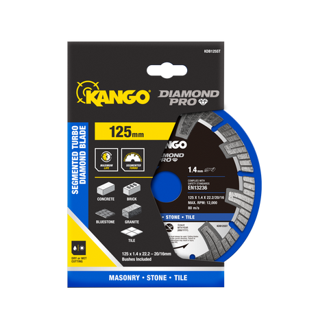 Kango 125mm Segmented Turbo Diamond Saw Blade KDB105ST