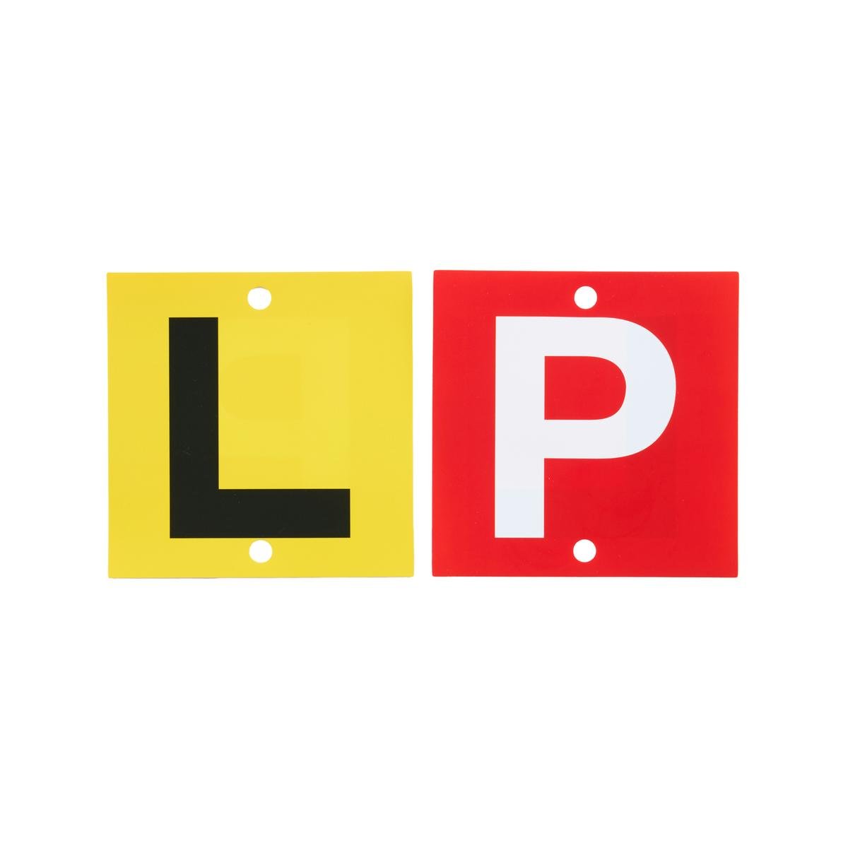 Trojan L P Plates - 2 Pack - Double-Sided - 150mm x 50mm - VIC ACT WA - SuperSaverAU - view 1