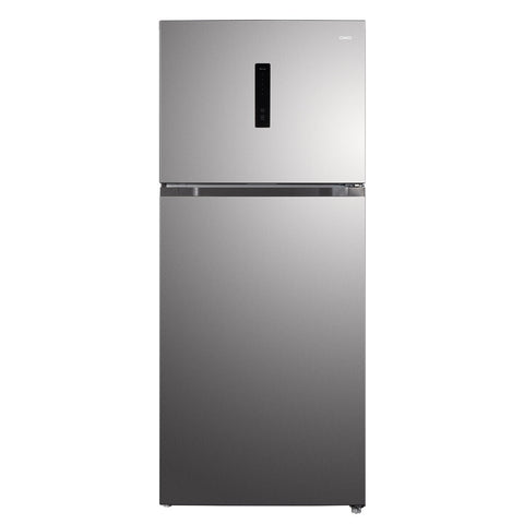 CHiQ 410L Top Mount Fridge - Stainless Steel with Multi Air Flow Cooling and Reversible Door - CTM408NSS5E