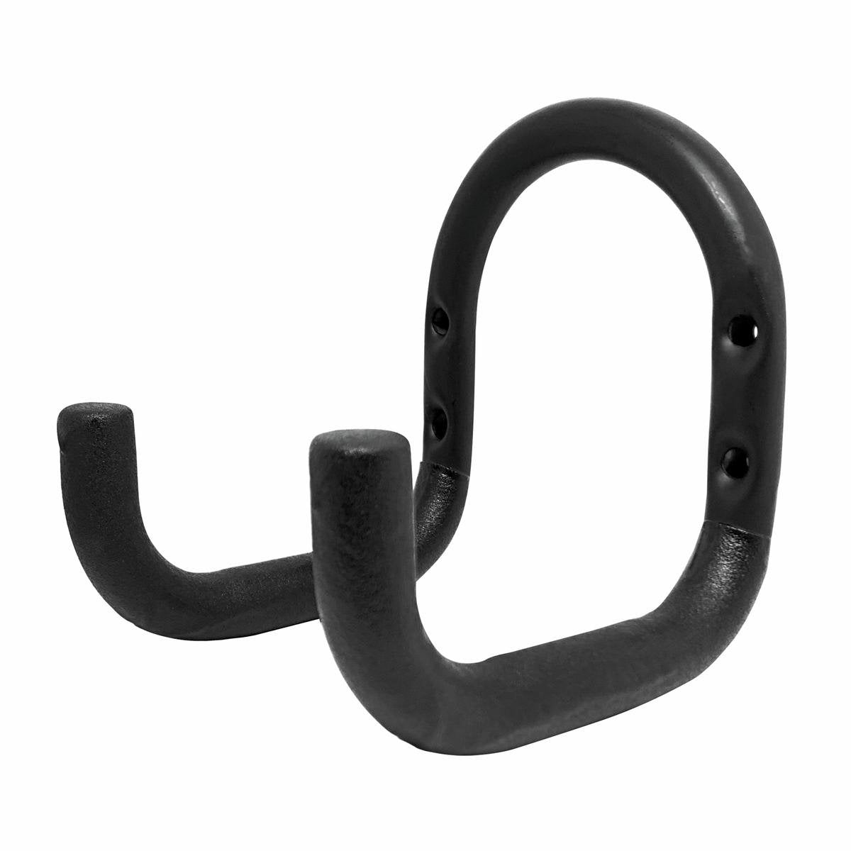 Pinnacle Black PVC Coated Steel Double Prong Hook