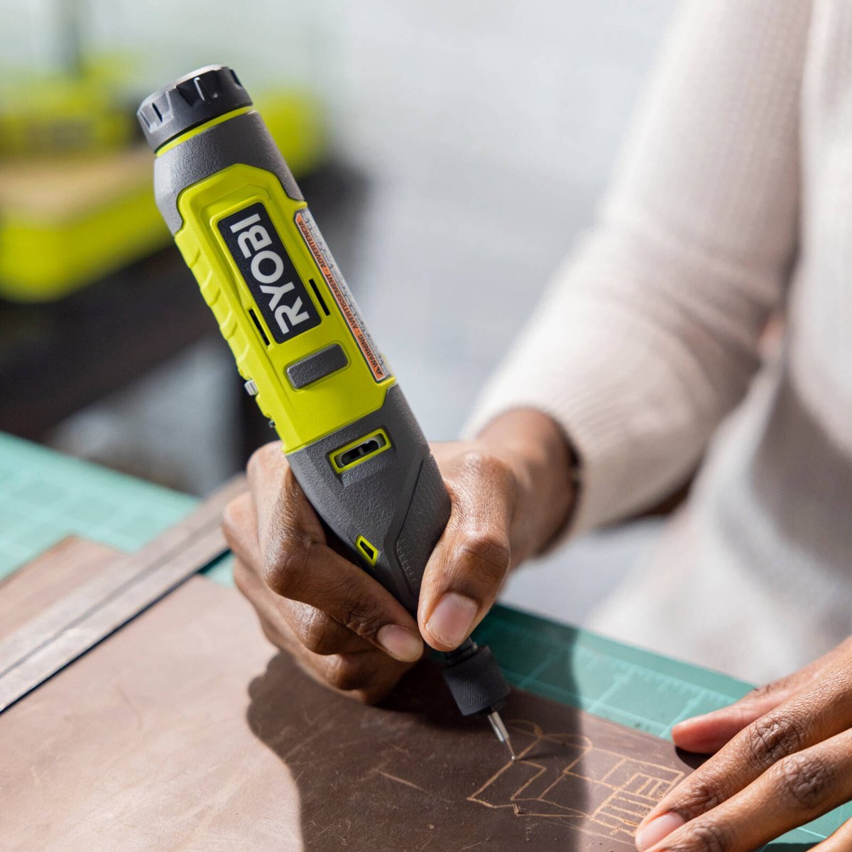 Ryobi 150-Piece Twist Lock All Purpose Rotary Set with Carry Case